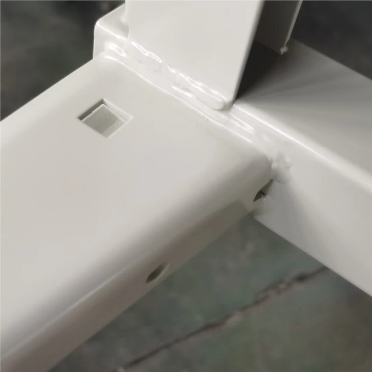 powder coating over weldment
